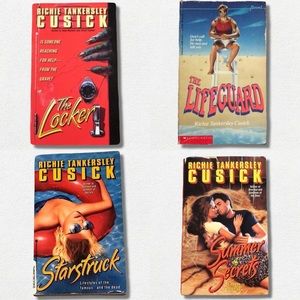 4 Vintage 90s Young Adult Thriller Book Bundle / Set